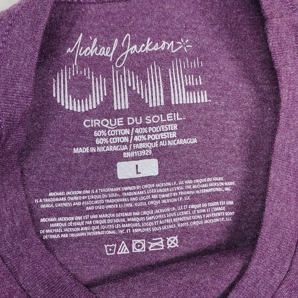 Michael Jackson ONE Women's large sized t shirt - Picture 3 of 7